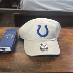 Colts Hat & Glasses
