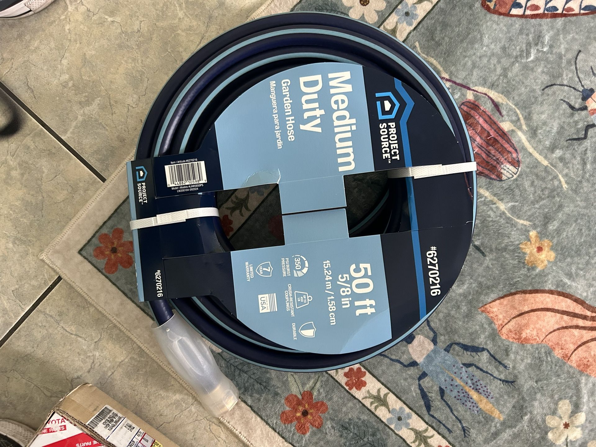 Manguera De Hule 50ft Nueva