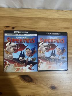 DC League of Super-Pets 4k Ultra HD Blu-ray W/ Slipcover No Digital, Used Good Condition $12 Meet Up In Irving @dfwgoods