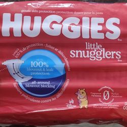 Huggies Little Snugglers Size 1 Up To 14lbs 33 Count