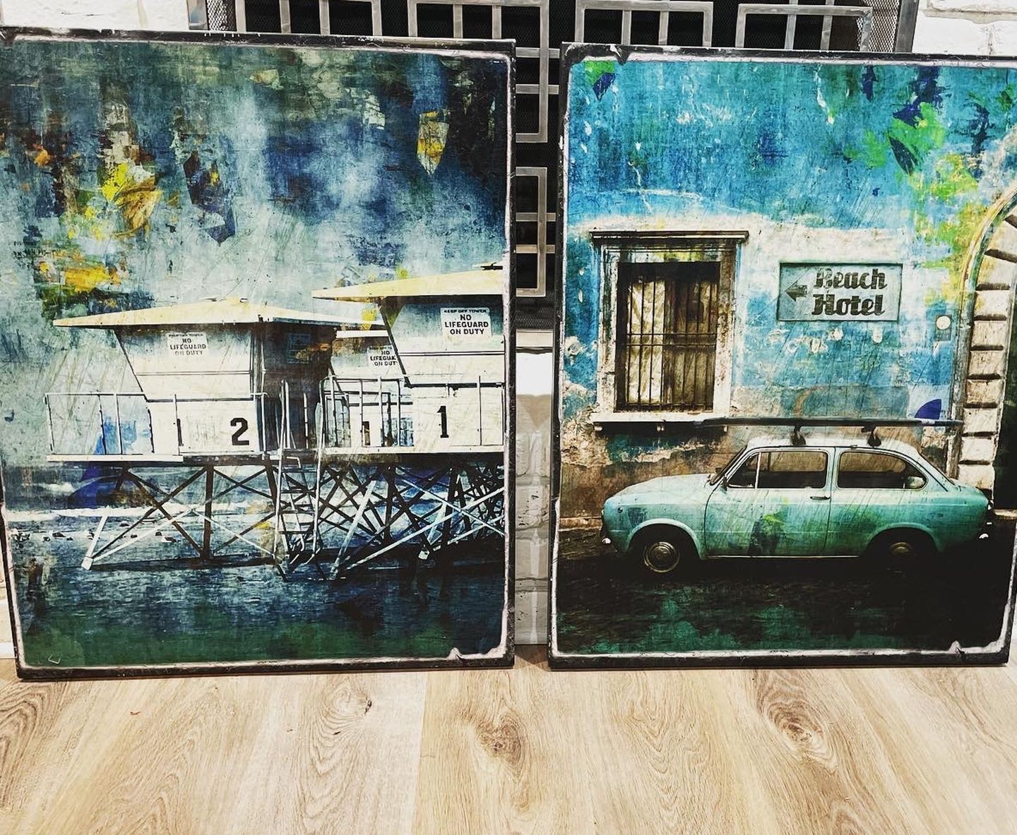 Pair Of “Z Gallerie” Canvas Prints