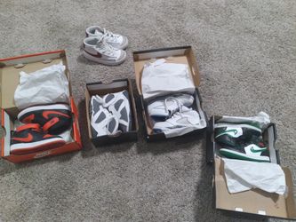 Kids Nike and Jordan Sneakers