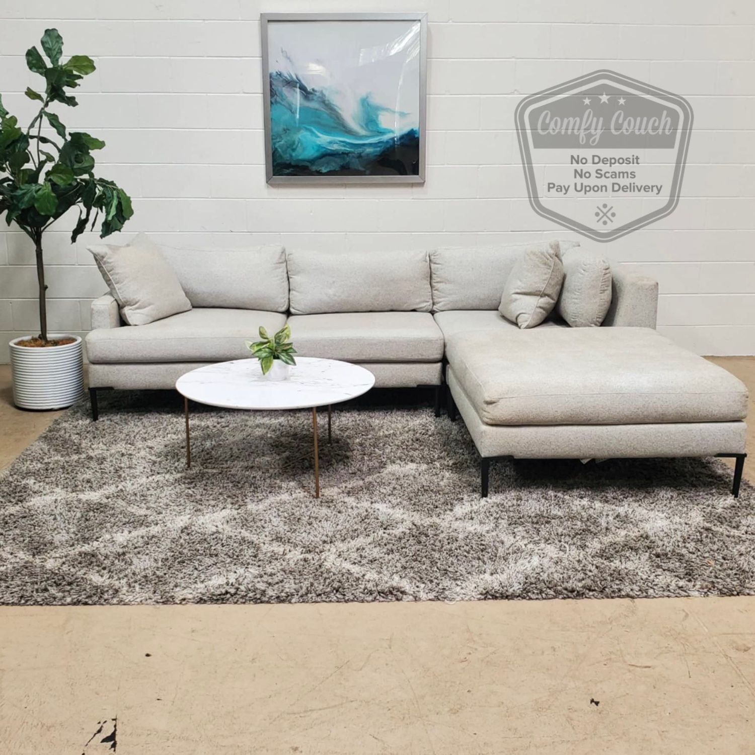 🛋️Beautiful Modular Sectional Sofa (Delivery Available!! )