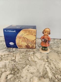 New Hummel "Sweet Treats" #1646 Hum2067A w/Box, Girl w/Earmuffs & Baked Treat/Cookie

With C Of A