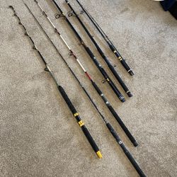 Assorted Fishing Poles Different Brands (No Reels)