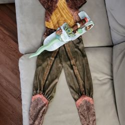 Raya Costume With New Sword And Used Boots