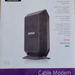 Netgear CM700 Internet Modem