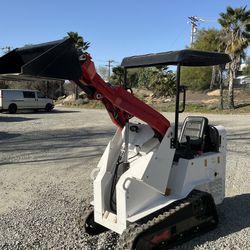 Mini Skid Steer Ride Track Loader With Bucket Only