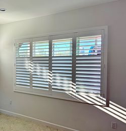Window Shutters- Any Color, Any Size, Any Style. Custom Made. Persianas de Madera. Install Included. All of Southern California! 951-573-2560