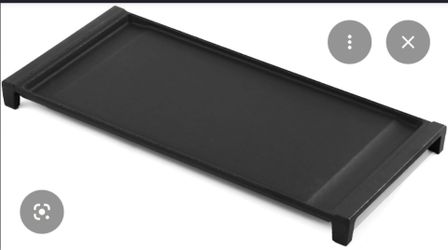 Black Flat Griddle Pan with Legs