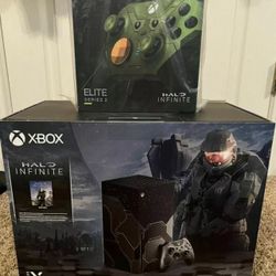 Xbox Series X Halo Infinite Limited Edition Console and Elite Controller Bundle