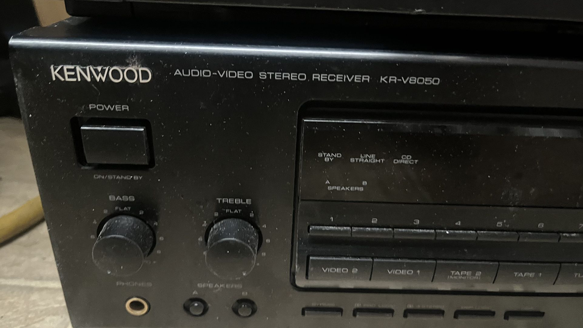 Vintage Kenwood KR-V8050 Stereo Receiver 