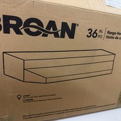Broan 36” Range Hood