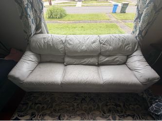 Leather couch