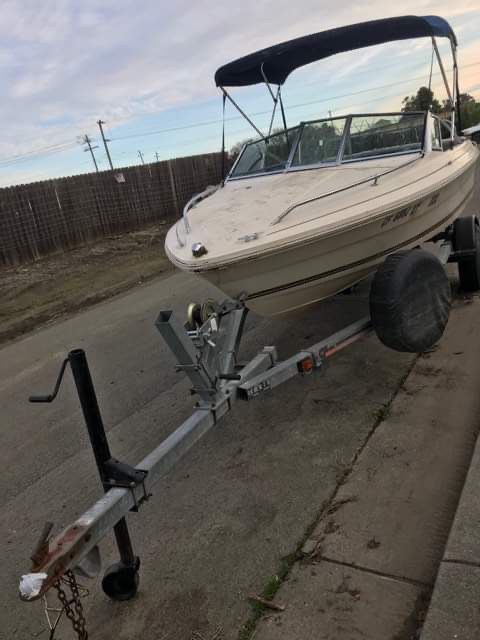 Sea ray 16ft 1988 strong moter and outdrive
