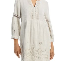  Tommy Bahama St Lucia Linen Tunic Dress. Sz S 