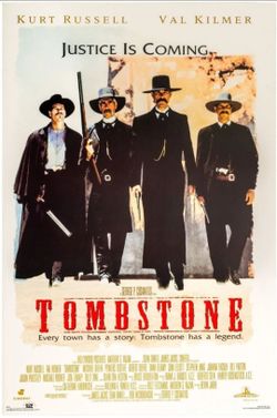 Tombstone Credit Sheet Movie Wall Poster 24"×36"