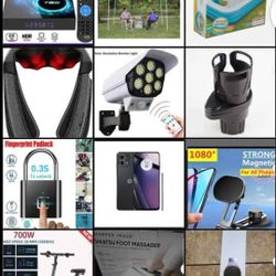 Miscellaneous products for sale at half price 