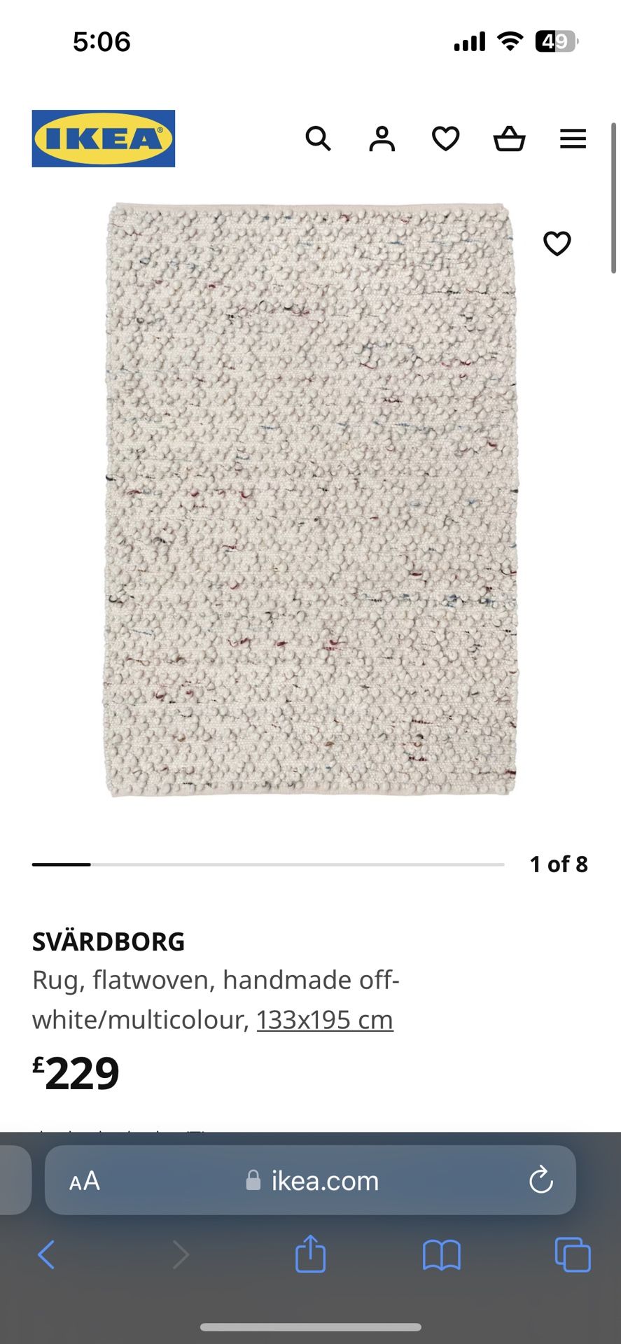 IKEA Svardborg Wool Rugs (Free)