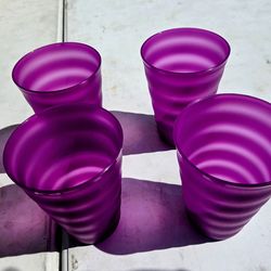 Tupperware Purple Cups 500 ml Set Of 4
