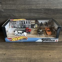Hot Wheels Fast And The Furious Diorama Box Set