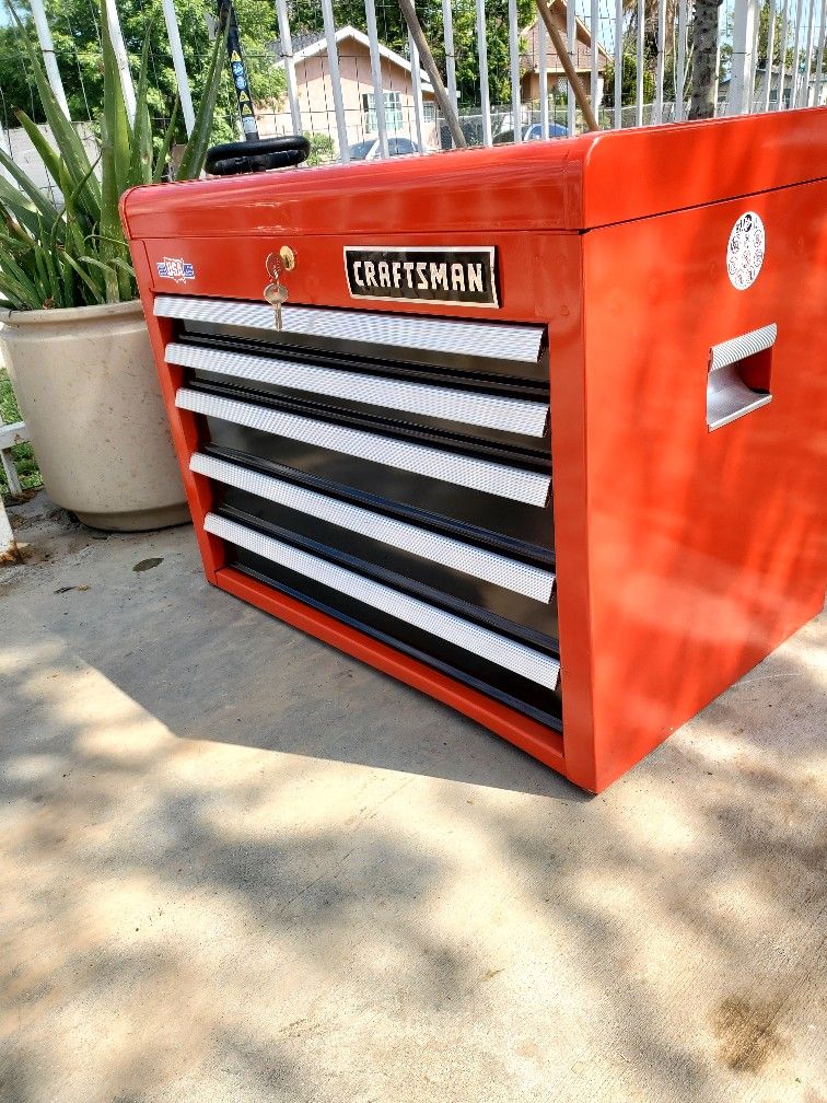 Craftsman Top Chest Tool Box 🧰 New Have Key 🔑 26"W 20"h  5 Drawer Total  DIP Drawer 14" 