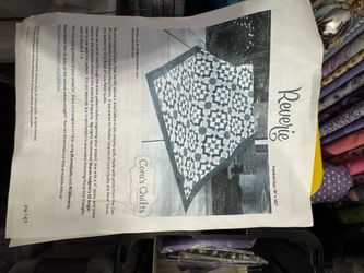 Beautiful blue’s quilt kit by Cora’s Quilts