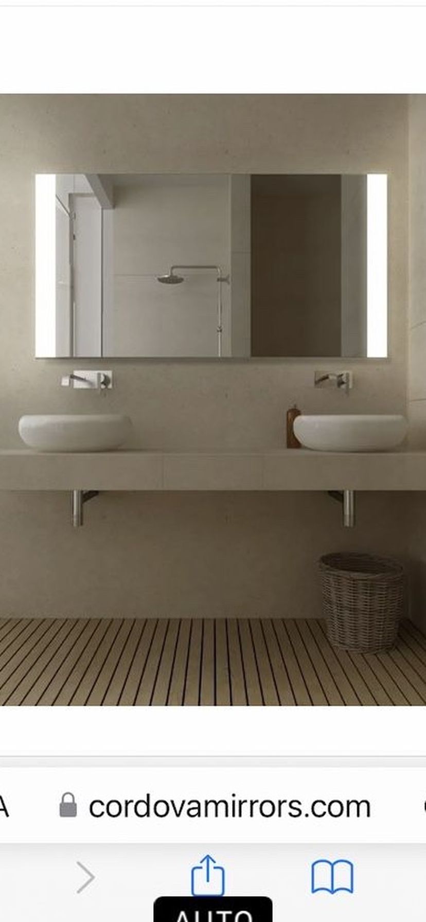 Cordova Lighted Mirror (brand new)