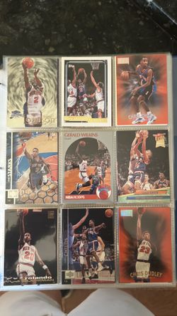 Binder of basketball cards - 25 pages