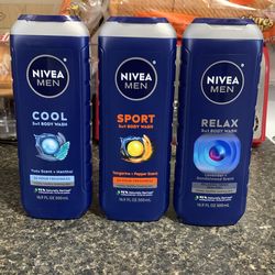 Nivea Men’s Body Wash -3 Items !($14.31+ Value)