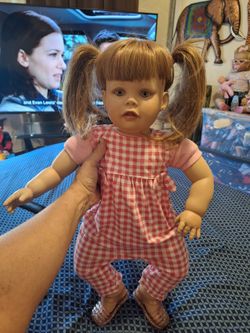25 inch vintage doll