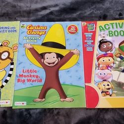 Set Of 3 Activity Books