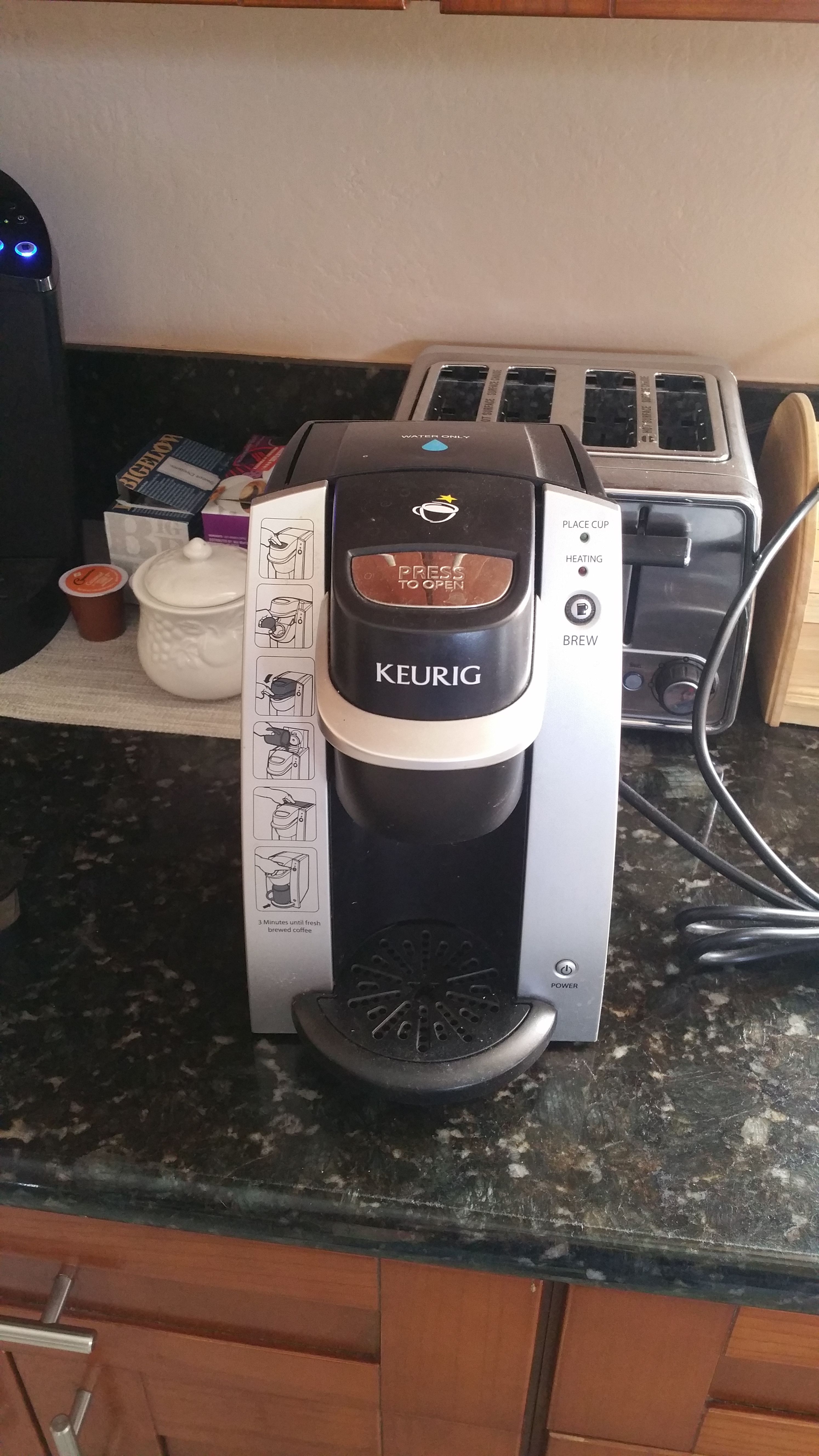 Keurieg single serving coffee machine