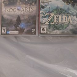 2-Nintendo Switch Games Hogwarts Legacy & Zelda  Tears Of The Kingdom 