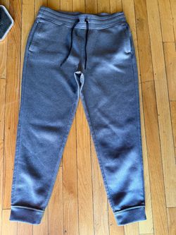 Gray Jogger Sweatpants with Drawstring