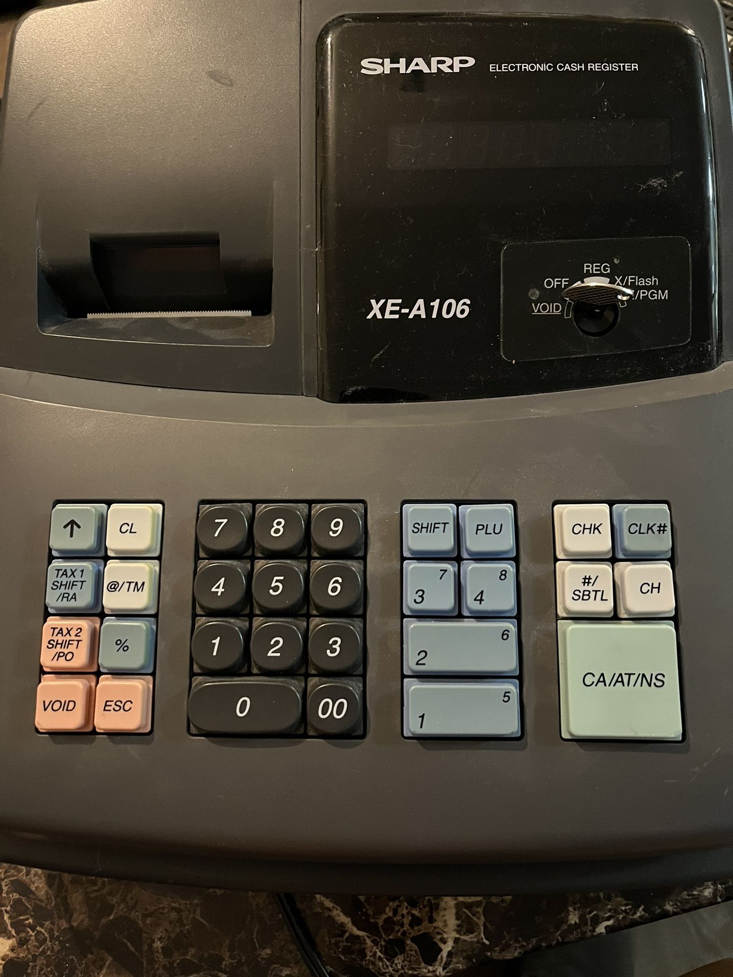 Sharp Electric Cash Register Model XE-A106 Near Mint. Used Once