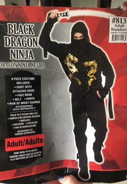 Black dragon ninja COSTUME