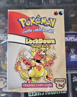 Wizards of the Coast Pokemon Fossil Lockdown Theme Deck 1999 Box All Cards