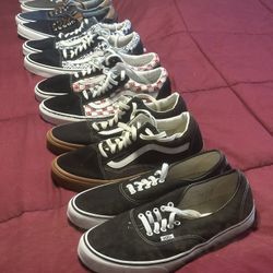 6 Pair Of Size 12 Vans For Sell