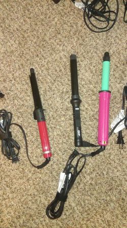 Curling wands straightners blow dryers , curling irons10$ each