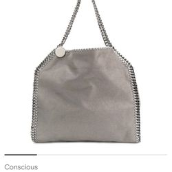 Stella McCartney silver chain tote bag, Luxury bag, Fashion bag, Tote