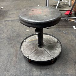 Rolling shop stool