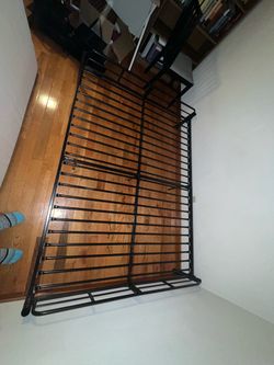 Full Metal Bed Frame($20) and Foam Bed ($20). Together $30