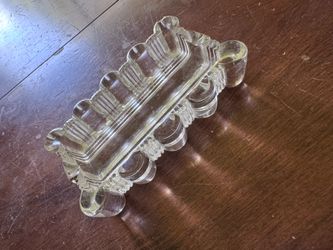 Antique crystal ashtray