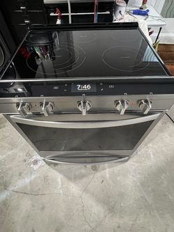 Stainless Steel Electric Range with Double Oven