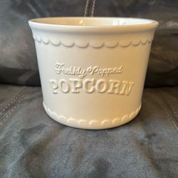 New Ceramic Popcorn Bowl Dish