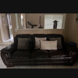 Leather Couch 