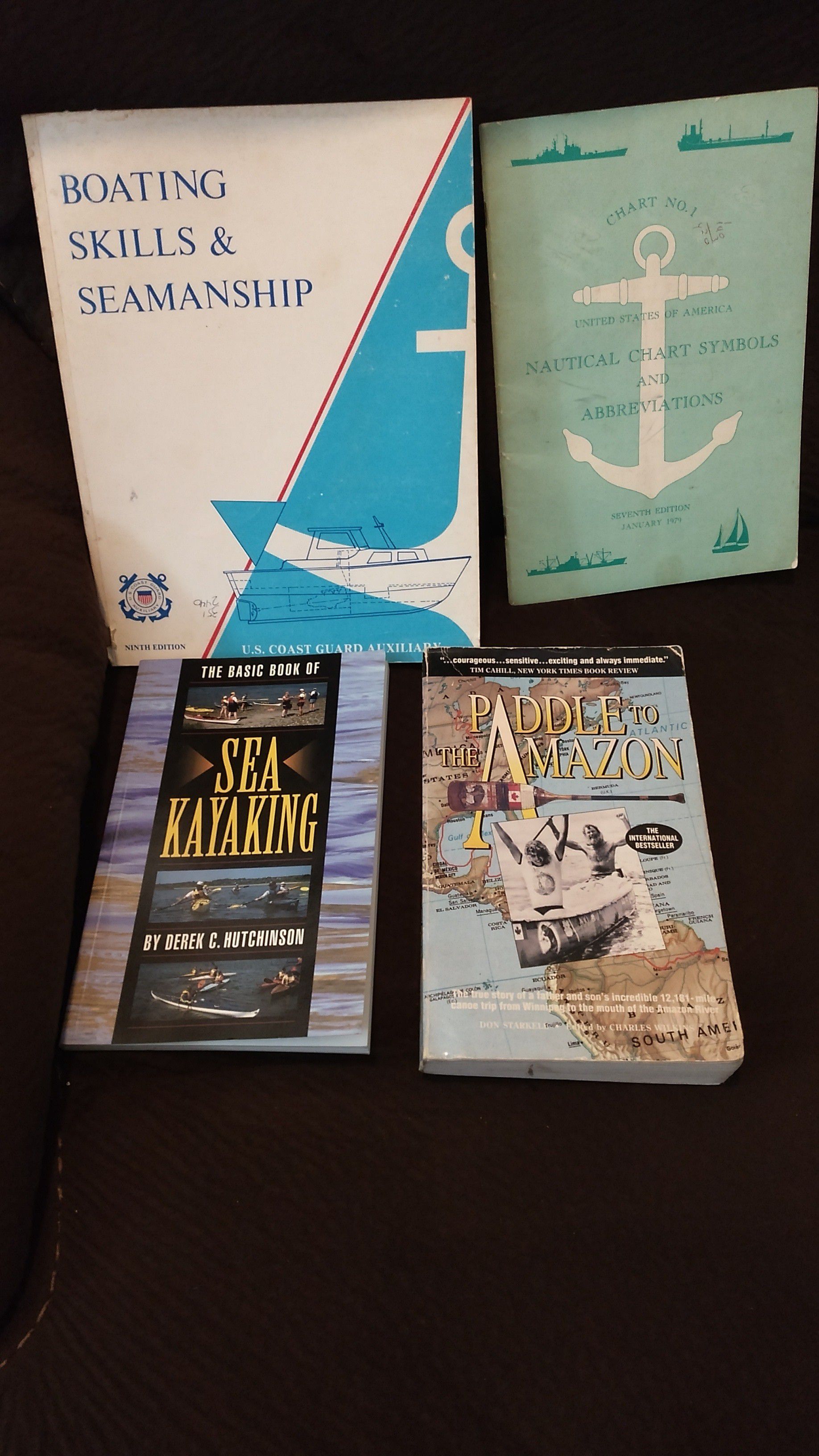 Books Boating, Sea Kayaking, Paddle and Nautical Chart symbols