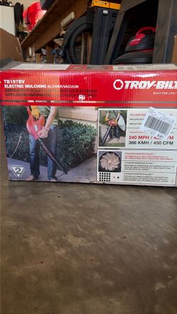 Electric mulching blower/vacuum