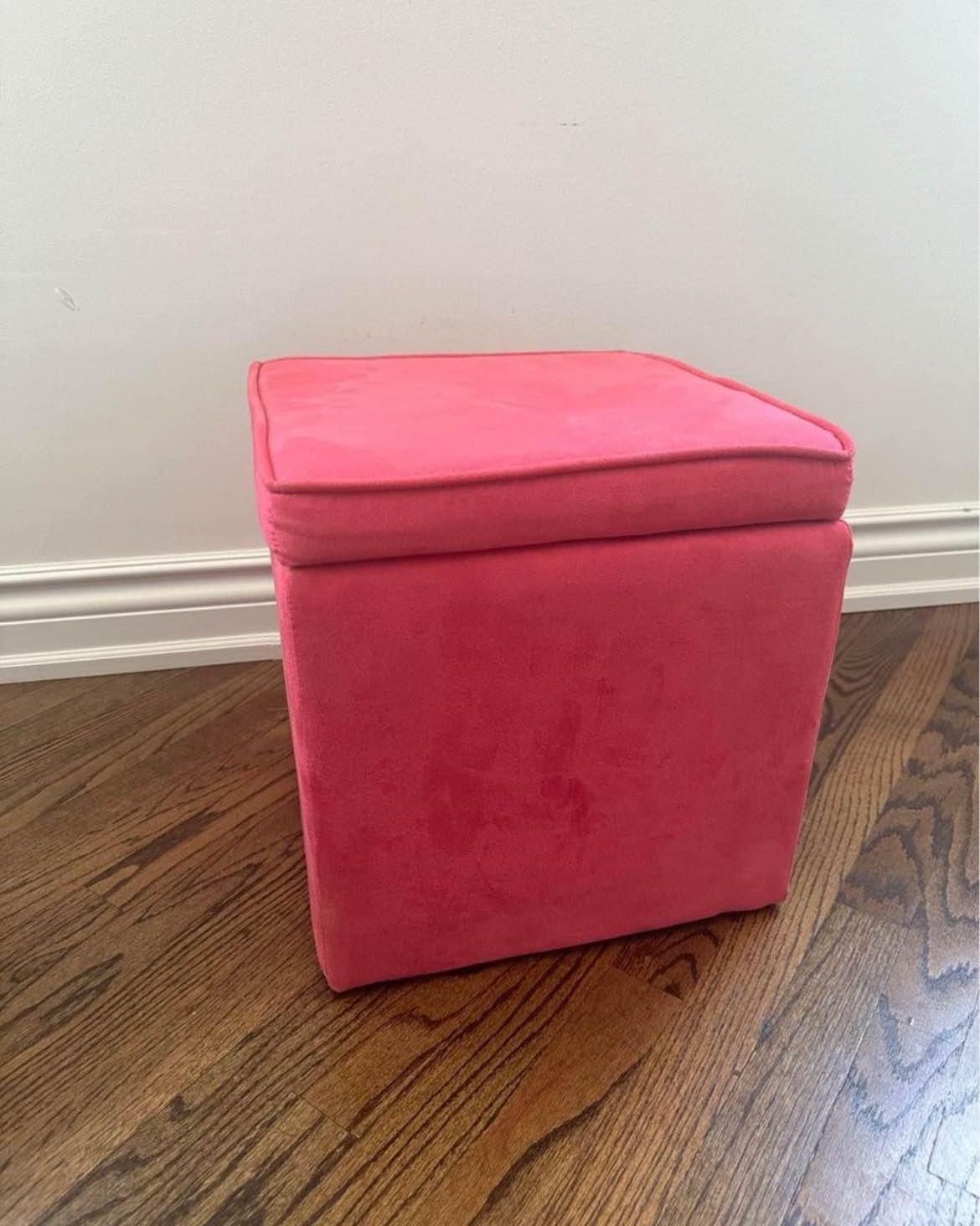 Hot Pink Ottoman